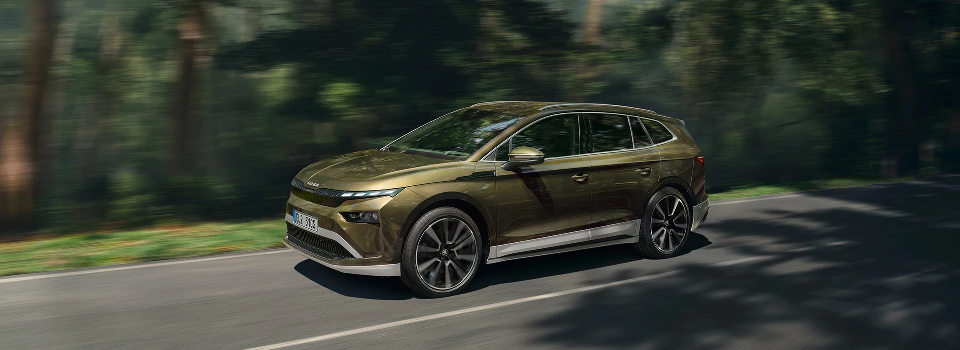 Škoda Enyaq Olibo Green eksklusiv metallak