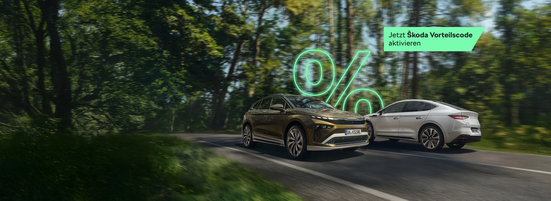 Škoda Enyaq - Jetzt Škoda Vorteilscode aktivieren