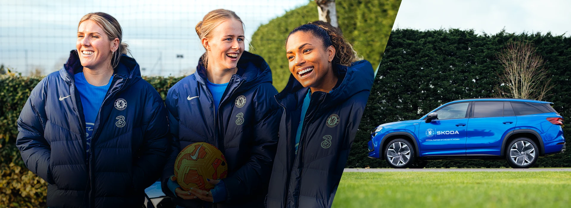 Škoda and Chelsea FC Women.