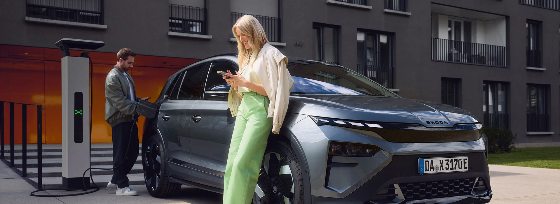 Škoda Elroq RS – vår kvicka, smidiga elbil med stark RS-motor som laddar snabbt.